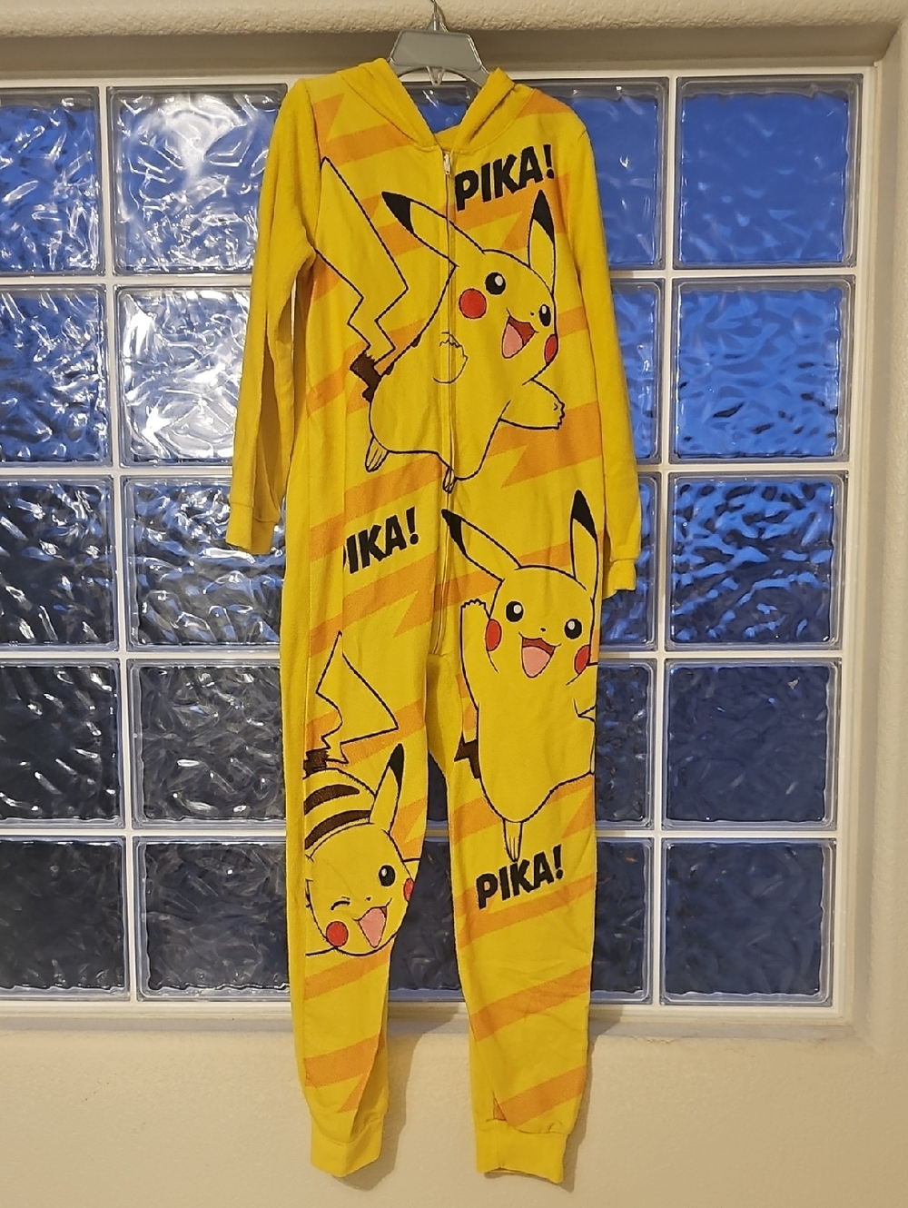 Pikachu Yellow Pokemon Onesie Pajamas